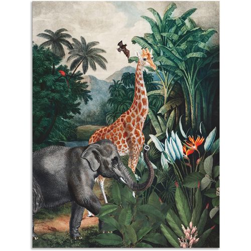 4062144648681 - Wandbild ARTLAND Afrikanischer Dschungel Bilder Gr B H 45 cm x 60 cm Alu-Dibond-Druck Wildtiere Hochformat 1 St grün Kunstdrucke als Alubild Leinwandbild Wandaufkleber oder Poster in versch Größen 4062144648681 - Wandbild ARTLAND Afrikanischer Dschungel Bilder Gr B H 45 cm x 60 cm Alu-Dibond-Druck Wildtiere Hochformat 1 St grün Kunstdrucke als Alubild Leinwandbild Wandaufkleber oder Poster in versch Größen