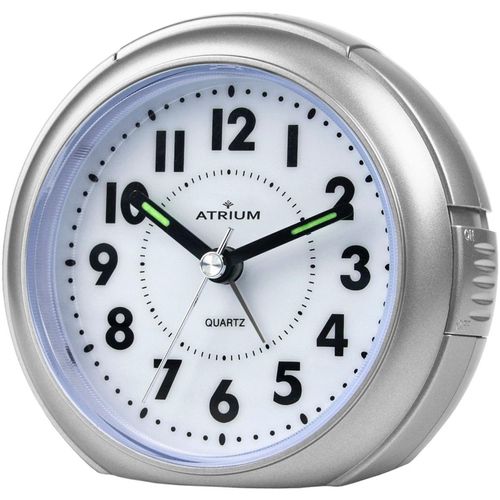 4037921003687 - Quarzwecker ATRIUM A240-19 silber (silberfarben) Wecker Wecker Schlafzimmer schleichende Sekunde Snooze Leuchtzeiger 4037921003687 - Quarzwecker ATRIUM A240-19 silber (silberfarben) Wecker Wecker Schlafzimmer schleichende Sekunde Snooze Leuchtzeiger