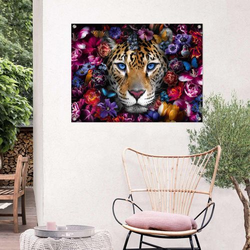 8714597638288 - Poster REINDERS Flower Cat bunt (farbe bild(er) bunt) B80cm H60cm T01cm Leinwand Bilder Outdoor für Garten oder Balkon 8714597638288 - Poster REINDERS Flower Cat bunt (farbe bild(er) bunt) B80cm H60cm T01cm Leinwand Bilder Outdoor für Garten oder Balkon