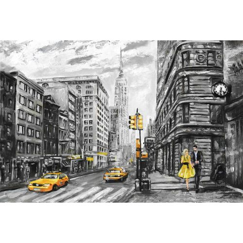 4049009253259 - Leinwandbild QUEENCE New York gelb (farbe bild(er) gelb) B90cm H60cm T2cm Canvas Holzrahmen Bilder Wanddeko schwarz weiß gezeichnet Amerika Premium Leinwandstoff 4049009253259 - Leinwandbild QUEENCE New York gelb (farbe bild(er) gelb) B90cm H60cm T2cm Canvas Holzrahmen Bilder Wanddeko schwarz weiß gezeichnet Amerika Premium Leinwandstoff