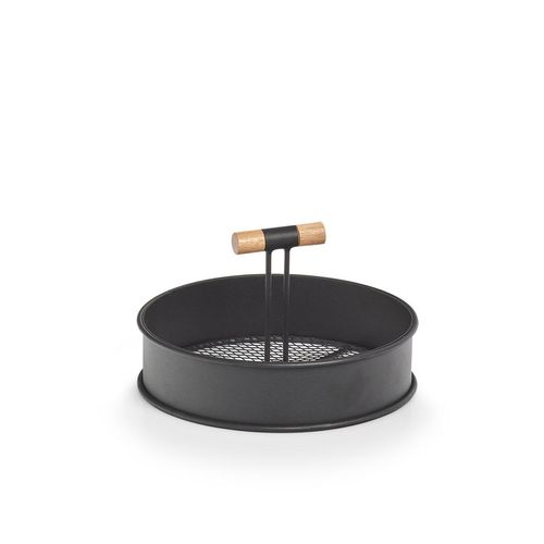 4003368274089 - Tablett ZELLER PRESENT schwarz H116cm Ø20cm Metall Holz Tabletts Ø 20 cm 4003368274089 - Tablett ZELLER PRESENT schwarz H116cm Ø20cm Metall Holz Tabletts Ø 20 cm