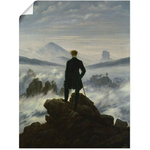 4055327553391 - Wandbild ARTLAND Der Wanderer über dem Nebelmeer Um 1818 Bilder Gr B H 45 cm x 60 cm Poster Mann 1 St blau Bild Leinwandbild Kunstdrucke Bilder als Leinwandbild Wandaufkleber oder Poster in versch Größen 4055327553391 - Wandbild ARTLAND Der Wanderer über dem Nebelmeer Um 1818 Bilder Gr B H 45 cm x 60 cm Poster Mann 1 St blau Bild Leinwandbild Kunstdrucke Bilder als Leinwandbild Wandaufkleber oder Poster in versch Größen
