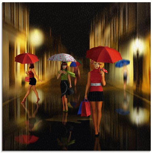 4059745840880 - Glasbild ARTLAND Frauen beim Einkaufen im Regen Bilder Gr B H 50 cm x 50 cm Glasbild Frau quadratisch 1 St bunt Bild Glasbild Glasbilder Bilder in verschiedenen Größen 4059745840880 - Glasbild ARTLAND Frauen beim Einkaufen im Regen Bilder Gr B H 50 cm x 50 cm Glasbild Frau quadratisch 1 St bunt Bild Glasbild Glasbilder Bilder in verschiedenen Größen