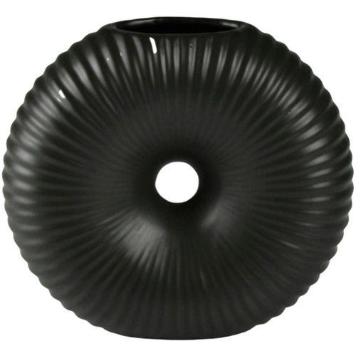 4056422276512 - Tischvase AM DESIGN Blumenvase in runder Form Vasen Gr B H T 650 cm x 1600 cm x 1800 cm schwarz Blumenvasen Dekovase aus Keramik Höhe ca 16 cm 4056422276512 - Tischvase AM DESIGN Blumenvase in runder Form Vasen Gr B H T 650 cm x 1600 cm x 1800 cm schwarz Blumenvasen Dekovase aus Keramik Höhe ca 16 cm
