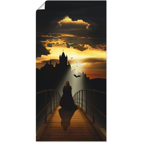 4059745176927 - Wandbild ARTLAND Der Mönch auf dem Weg zur Burg Bilder Gr B H 50 cm x 100 cm Poster Dark Fantasy 1 St braun Bild Kunstdruck Poster Bilder als Alubild Leinwandbild Wandaufkleber oder in versch Größen 4059745176927 - Wandbild ARTLAND Der Mönch auf dem Weg zur Burg Bilder Gr B H 50 cm x 100 cm Poster Dark Fantasy 1 St braun Bild Kunstdruck Poster Bilder als Alubild Leinwandbild Wandaufkleber oder in versch Größen