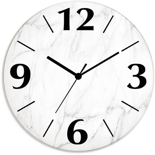 4062144832424 - Wanduhr ARTLAND Weiße Marmor Textur Wanduhren Gr B H T 30 cm x 30 cm x 18 cm Quarzuhr weiß Wanduhren wahlweise mit Quarz- oder Funhuhrwerk lautlos ohne Tickgeräusche 4062144832424 - Wanduhr ARTLAND Weiße Marmor Textur Wanduhren Gr B H T 30 cm x 30 cm x 18 cm Quarzuhr weiß Wanduhren wahlweise mit Quarz- oder Funhuhrwerk lautlos ohne Tickgeräusche