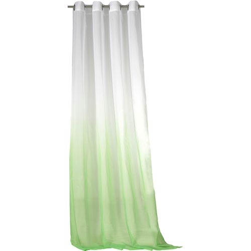 4005385836035 - Vorhang WECKBRODT Maischa Gr 1 grün (hellgrün) B140cm H245cm Voile Polyester Gardinen Voile transparent mit Farbverlauf Gardine Store