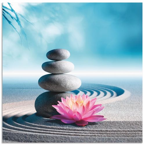 4058661471499 - Wandbild ARTLAND Sand Lilie und Spa-Steine in Zen-Garten Bilder Gr B H 40 cm x 40 cm Leinwandbild Zen quadratisch 1 St blau Bild Poster Bilder als Alubild Leinwandbild Wandaufkleber oder in versch Größen 4058661471499 - Wandbild ARTLAND Sand Lilie und Spa-Steine in Zen-Garten Bilder Gr B H 40 cm x 40 cm Leinwandbild Zen quadratisch 1 St blau Bild Poster Bilder als Alubild Leinwandbild Wandaufkleber oder in versch Größen