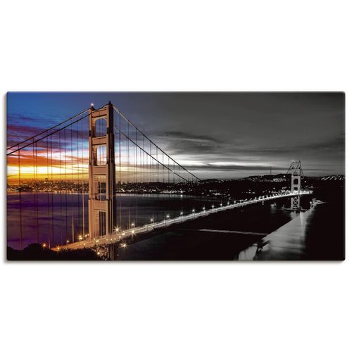 4055327972765 - Wandbild ARTLAND The Golden Gate Bridge Bilder Gr B H 100 cm x 50 cm Leinwandbild Brücken Querformat 1 St schwarz Bild Poster Bilder als Alubild Leinwandbild Wandaufkleber oder in versch Größen 4055327972765 - Wandbild ARTLAND The Golden Gate Bridge Bilder Gr B H 100 cm x 50 cm Leinwandbild Brücken Querformat 1 St schwarz Bild Poster Bilder als Alubild Leinwandbild Wandaufkleber oder in versch Größen