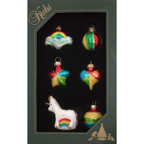0024762243178 - Christbaumschmuck KREBS GLAS LAUSCHA Mini Unicorn Set Multicolor 35cm bunt (mehrfarbig) B4cm H23cm T14cm Glas Weihnachtsbaumschmuck Christbaumschmuck aus Glas mundgeblasen handgefertigt mini Figuren 0024762243178 - Christbaumschmuck KREBS GLAS LAUSCHA Mini Unicorn Set Multicolor 35cm bunt (mehrfarbig) B4cm H23cm T14cm Glas Weihnachtsbaumschmuck Christbaumschmuck aus Glas mundgeblasen handgefertigt mini Figuren