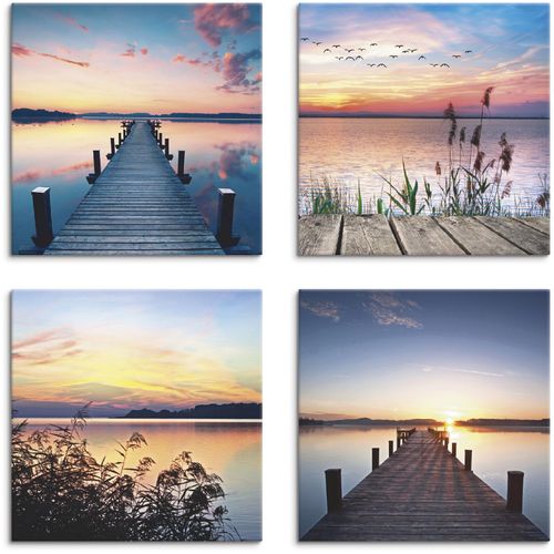 4059745638166 - Leinwandbild ARTLAND Pier See Abendrot Schilf Sonnenstrahlen Bilder Gr B H 20 cm x 20 cm Leinwandbild Gewässer quadratisch 4 St blau Bild Leinwandbild Leinwandbilder Bilder 4er Set verschiedene Größen 4059745638166 - Leinwandbild ARTLAND Pier See Abendrot Schilf Sonnenstrahlen Bilder Gr B H 20 cm x 20 cm Leinwandbild Gewässer quadratisch 4 St blau Bild Leinwandbild Leinwandbilder Bilder 4er Set verschiedene Größen