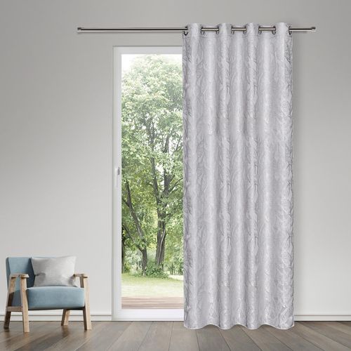 4007863700357 - Vorhang Adrian Gr 1 silber (silberfarben) B140cm H245cm Polyester Gardinen SB-Ösenschal Adrian 4007863700357 - Vorhang Adrian Gr 1 silber (silberfarben) B140cm H245cm Polyester Gardinen SB-Ösenschal Adrian