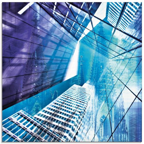 4055327340373 - Glasbild ARTLAND Köln Skyline Abstrakte Collage 11 Bilder Gr B H 50 cm x 50 cm Glasbild Gebäude quadratisch 1 St blau Bild Glasbild Glasbilder Bilder in verschiedenen Größen 4055327340373 - Glasbild ARTLAND Köln Skyline Abstrakte Collage 11 Bilder Gr B H 50 cm x 50 cm Glasbild Gebäude quadratisch 1 St blau Bild Glasbild Glasbilder Bilder in verschiedenen Größen