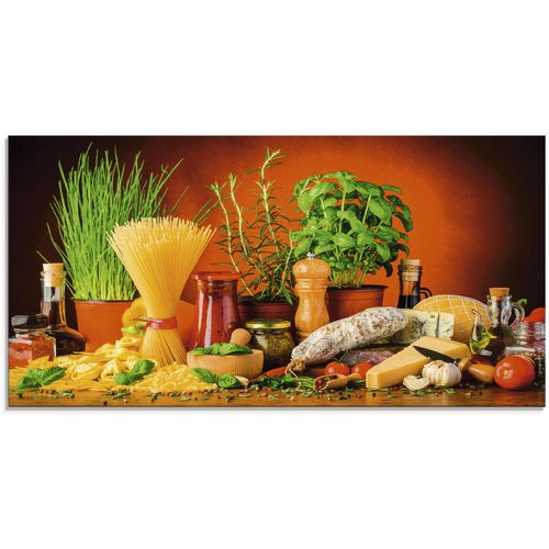 4059745439930 - Glasbild ARTLAND Mediterranes und italienisches Essen Bilder Gr B H 100 cm x 50 cm Glasbild Lebensmittel 1 St bunt Glasbilder in verschiedenen Größen 4059745439930 - Glasbild ARTLAND Mediterranes und italienisches Essen Bilder Gr B H 100 cm x 50 cm Glasbild Lebensmittel 1 St bunt Glasbilder in verschiedenen Größen