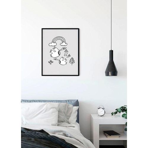 4055065154300 - KOMAR Poster Scribble Birdy Bilder Kinderzimmer Schlafzimmer Wohnzimmer Gr B H 50 cm x 70 cm Tiere 1 St grau Poster Bilder 4055065154300 - KOMAR Poster Scribble Birdy Bilder Kinderzimmer Schlafzimmer Wohnzimmer Gr B H 50 cm x 70 cm Tiere 1 St grau Poster Bilder