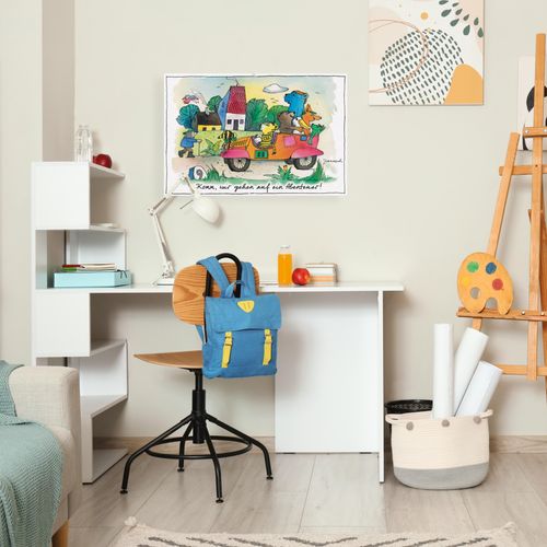 4262513381137 - Leinwandbild LUCKYLINDE Der kleine Tiger und der kleine Bär - Abenteuer bunt (farbe bild(er) bunt) B90cm H60cm T2cm Canvas Holzrahmen Bilder Exklusive JANOSCH Kindermotive 4262513381137 - Leinwandbild LUCKYLINDE Der kleine Tiger und der kleine Bär - Abenteuer bunt (farbe bild(er) bunt) B90cm H60cm T2cm Canvas Holzrahmen Bilder Exklusive JANOSCH Kindermotive