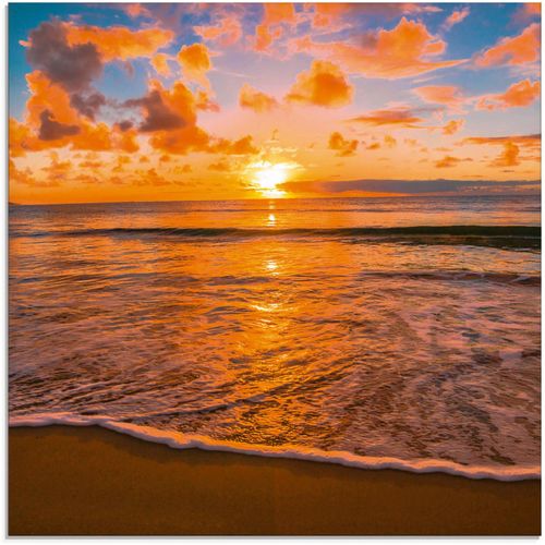4062144102022 - Glasbild ARTLAND Schöner tropischer Sonnenuntergang am Strand Bilder Gr B H 20 cm x 20 cm Sonnenaufgang & -untergang 1 St orange Glasbilder Bilder in verschiedenen Größen 4062144102022 - Glasbild ARTLAND Schöner tropischer Sonnenuntergang am Strand Bilder Gr B H 20 cm x 20 cm Sonnenaufgang & -untergang 1 St orange Glasbilder Bilder in verschiedenen Größen