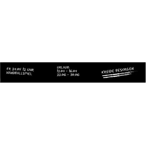 4049009362852 - Tafelfolie QUEENCE Magnetisches Memo-Board schwarz (farbe bild(er) schwarz) B50cm H7cm T02cm Vinyl Folie Bilder magnetische Tafelfolie Tafel selbstklebend 3er Set 4049009362852 - Tafelfolie QUEENCE Magnetisches Memo-Board schwarz (farbe bild(er) schwarz) B50cm H7cm T02cm Vinyl Folie Bilder magnetische Tafelfolie Tafel selbstklebend 3er Set