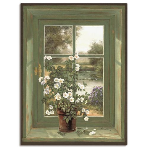 4055327155915 - Wandbild ARTLAND Wildrosen am Fenster Bilder Gr B H 30 cm x 40 cm Leinwandbild Arrangements 1 St grün Bild Poster Bilder als Alubild Leinwandbild Wandaufkleber oder in versch Größen 4055327155915 - Wandbild ARTLAND Wildrosen am Fenster Bilder Gr B H 30 cm x 40 cm Leinwandbild Arrangements 1 St grün Bild Poster Bilder als Alubild Leinwandbild Wandaufkleber oder in versch Größen