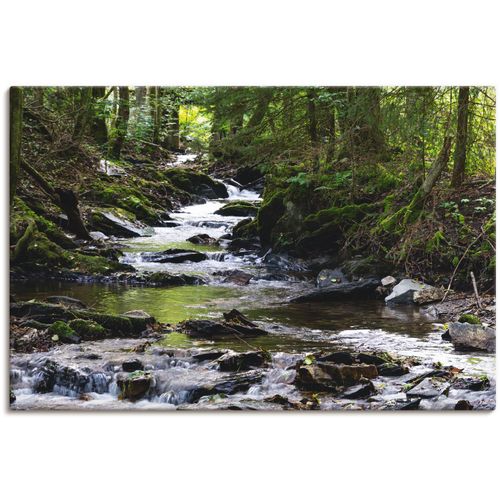 4059745478519 - Wandbild ARTLAND Bachlauf im Wald Bilder Gr B H 90 cm x 60 cm Leinwandbild Gewässer 1 St braun Bild Kunstdruck Poster Bilder als Alubild Leinwandbild Wandaufkleber oder in versch Größen 4059745478519 - Wandbild ARTLAND Bachlauf im Wald Bilder Gr B H 90 cm x 60 cm Leinwandbild Gewässer 1 St braun Bild Kunstdruck Poster Bilder als Alubild Leinwandbild Wandaufkleber oder in versch Größen