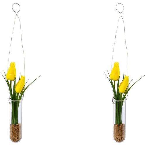 4064118141228 - Kunstblume MY HOME Tulpen in Hängevase Kunstpflanzen Gr B H 4 cm x 35 cm 2 St weiß Kunst-Blumen 4064118141228 - Kunstblume MY HOME Tulpen in Hängevase Kunstpflanzen Gr B H 4 cm x 35 cm 2 St weiß Kunst-Blumen