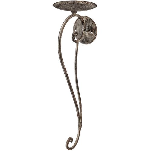 4050223952729 - Wandkerzenhalter Wandleuchter - antikgrau Kerzenhalter Gr B H T 9 cm x 48 cm x 15 cm grau (antikgrau) Kerzenhalter 4050223952729 - Wandkerzenhalter Wandleuchter - antikgrau Kerzenhalter Gr B H T 9 cm x 48 cm x 15 cm grau (antikgrau) Kerzenhalter