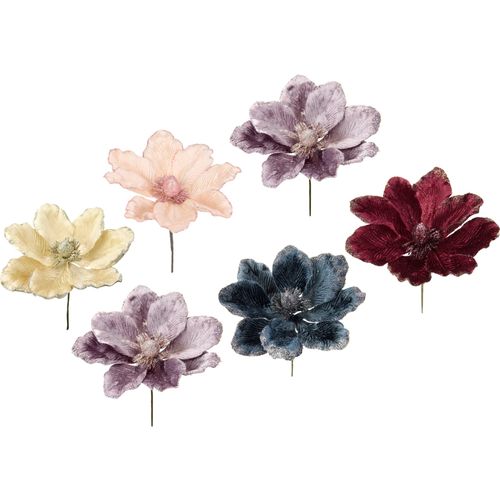 4019844794200 - Kunstblume IGEA Magnolie bunt (creme rosa altrosa silberfarben blau dunkelrot) B18cm H19cm L18cm Obermaterial 95% Polyester 5% Kunststoff Kunstpflanzen Kunstblume Dekoblume 6er Set 4019844794200 - Kunstblume IGEA Magnolie bunt (creme rosa altrosa silberfarben blau dunkelrot) B18cm H19cm L18cm Obermaterial 95% Polyester 5% Kunststoff Kunstpflanzen Kunstblume Dekoblume 6er Set