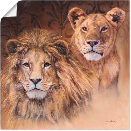 4055327271516 - Wandbild ARTLAND Löwen Bilder Gr B H 40 cm x 40 cm Poster Wildtiere 1 St braun Bild Metallbild Metallbilder Bilder als Alubild Leinwandbild Wandaufkleber oder Poster in versch Größen 4055327271516 - Wandbild ARTLAND Löwen Bilder Gr B H 40 cm x 40 cm Poster Wildtiere 1 St braun Bild Metallbild Metallbilder Bilder als Alubild Leinwandbild Wandaufkleber oder Poster in versch Größen