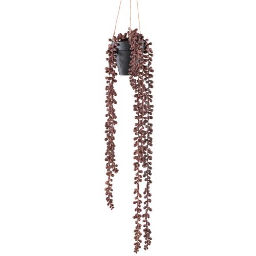 4064118242482 - Kunstranke CREATIV GREEN Hängepflanze Sedum rot (rotbraun) H60cm Kunststoff Kunstpflanzen mit rotbrauner Farbgebung 4064118242482 - Kunstranke CREATIV GREEN Hängepflanze Sedum rot (rotbraun) H60cm Kunststoff Kunstpflanzen mit rotbrauner Farbgebung