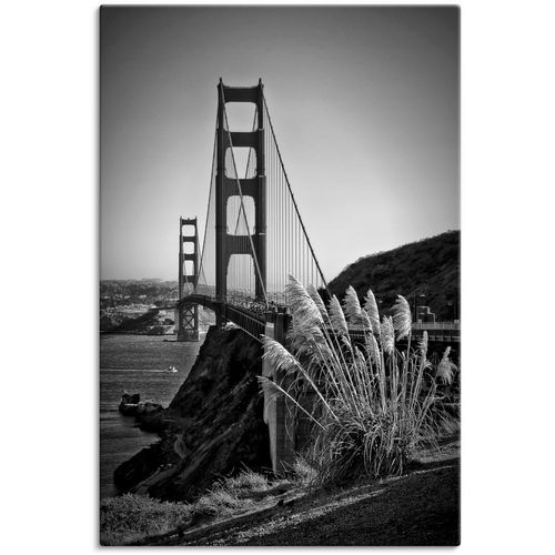 4062144225820 - Wandbild ARTLAND San Francisco Golden Gate Bridge Bilder Gr B H 60 cm x 90 cm Leinwandbild Amerika 1 St schwarz Bild Kunstdruck Poster Bilder als Alubild Leinwandbild Wandaufkleber oder in versch Größen 4062144225820 - Wandbild ARTLAND San Francisco Golden Gate Bridge Bilder Gr B H 60 cm x 90 cm Leinwandbild Amerika 1 St schwarz Bild Kunstdruck Poster Bilder als Alubild Leinwandbild Wandaufkleber oder in versch Größen