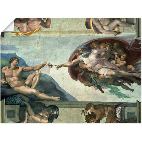 4055327541633 - Wandbild ARTLAND Die Erschaffung des Adam Bilder Gr B H 40 cm x 30 cm Poster Religion 1 St grau Bild Leinwandbild Kunstdrucke Bilder als Leinwandbild Wandaufkleber oder Poster in versch Größen 4055327541633 - Wandbild ARTLAND Die Erschaffung des Adam Bilder Gr B H 40 cm x 30 cm Poster Religion 1 St grau Bild Leinwandbild Kunstdrucke Bilder als Leinwandbild Wandaufkleber oder Poster in versch Größen