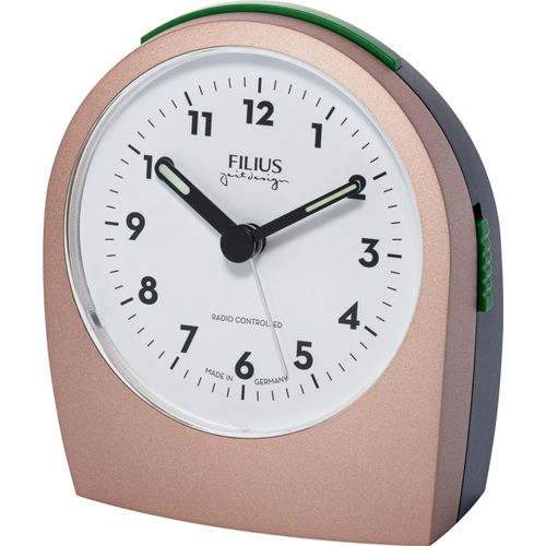 4045346114635 - Funkwecker FILIUS ZEITDESIGN 0545-18 rosa (roségoldfarben grau) Wecker