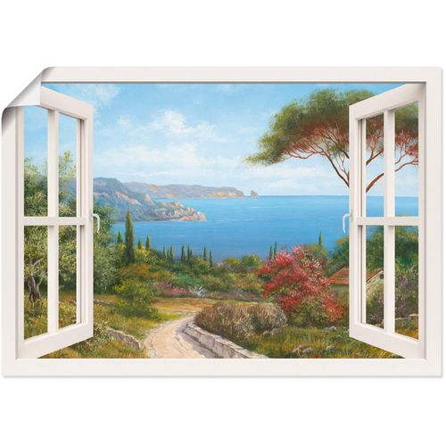 4055327644990 - Wandbild ARTLAND Fensterblick - Haus am Meer I Bilder Gr B H 70 cm x 50 cm Poster Fensterblick 1 St weiß Bild Leinwandbild Kunstdrucke Bilder als Leinwandbild Wandaufkleber oder Poster in versch Größen 4055327644990 - Wandbild ARTLAND Fensterblick - Haus am Meer I Bilder Gr B H 70 cm x 50 cm Poster Fensterblick 1 St weiß Bild Leinwandbild Kunstdrucke Bilder als Leinwandbild Wandaufkleber oder Poster in versch Größen