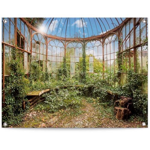 8714597628241 - Poster REINDERS Gartenpavillon grün (farbe bild(er) grün) B80cm H60cm T01cm Leinwand Bilder