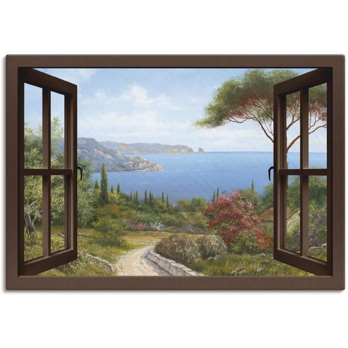 4055327354660 - Wandbild ARTLAND Fensterblick Frühlingsmorgen Bilder Gr B H 130 cm x 90 cm Leinwandbild Fensterblick 1 St braun Bild Leinwandbild Kunstdrucke Bilder als Leinwandbild Wandaufkleber oder Poster in versch Größen 4055327354660 - Wandbild ARTLAND Fensterblick Frühlingsmorgen Bilder Gr B H 130 cm x 90 cm Leinwandbild Fensterblick 1 St braun Bild Leinwandbild Kunstdrucke Bilder als Leinwandbild Wandaufkleber oder Poster in versch Größen