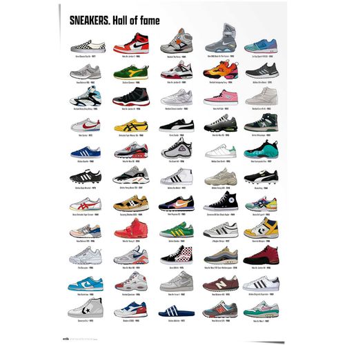 8714597629415 - Poster REINDERS Sneakers bunt (farbe bild(er) bunt) B61cm H915cm T01cm Papier Bilder 8714597629415 - Poster REINDERS Sneakers bunt (farbe bild(er) bunt) B61cm H915cm T01cm Papier Bilder