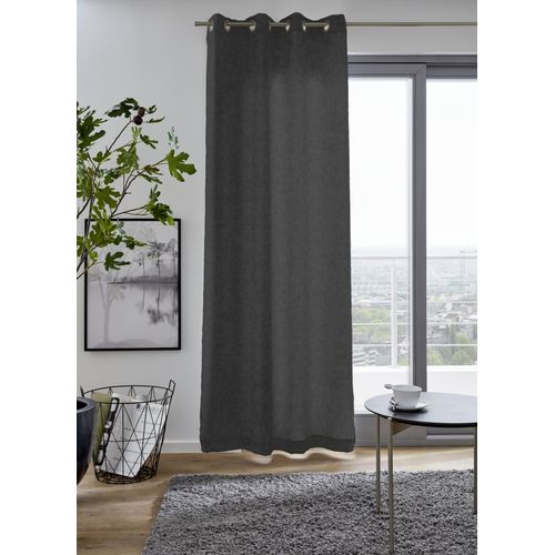 4025358015540 - Vorhang MY HOME MARMOR grau (anthrazit) B135cm H235cm Polyester Gardinen blickdicht monochrom verschiedene Größen 4025358015540 - Vorhang MY HOME MARMOR grau (anthrazit) B135cm H235cm Polyester Gardinen blickdicht monochrom verschiedene Größen