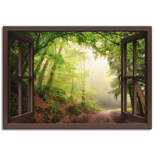 4057738333937 - Wandbild ARTLAND Fensterblick Torbögen durch Bäume Bilder Gr B H 130 cm x 90 cm Leinwandbild Wald Querformat 1 St braun Bild Poster Bilder als Alubild Leinwandbild Wandaufkleber oder in versch Größen 4057738333937 - Wandbild ARTLAND Fensterblick Torbögen durch Bäume Bilder Gr B H 130 cm x 90 cm Leinwandbild Wald Querformat 1 St braun Bild Poster Bilder als Alubild Leinwandbild Wandaufkleber oder in versch Größen