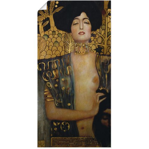 4055327564915 - Wandbild ARTLAND Judith I 1901 Bilder Gr B H 50 cm x 100 cm Poster Frau 1 St gelb Bild Poster Bilder als Leinwandbild Wandaufkleber oder in versch Größen 4055327564915 - Wandbild ARTLAND Judith I 1901 Bilder Gr B H 50 cm x 100 cm Poster Frau 1 St gelb Bild Poster Bilder als Leinwandbild Wandaufkleber oder in versch Größen