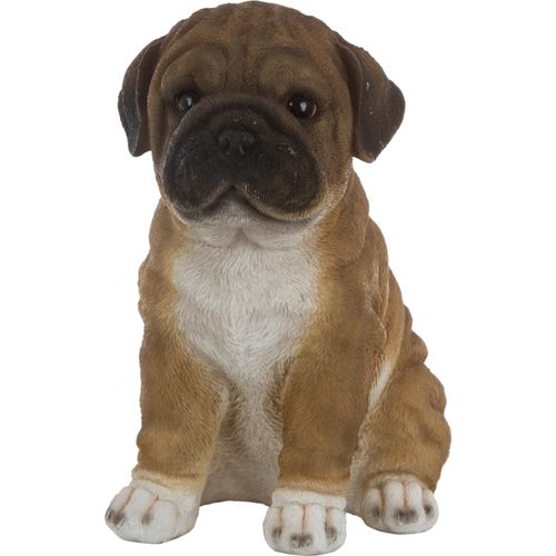 4250965959585 - Dekofigur MYFLAIR MÖBEL & ACCESSOIRES Mops Dekofiguren Gr B H T 15 cm x 21 cm x 25 cm braun Deko-Objekte Dekofiguren Hund braun sitzend Wohnzimmer