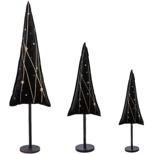 4064118993469 - Dekobaum CREATIV DECO Weihnachtsdeko Dekofiguren Gr B H 1700 cm x 5500 cm schwarz Dekoweihnachtsbäume aus Samtstoff mit Applikationen in 3 Größen 30x9 40x13 55x17 cm 4064118993469 - Dekobaum CREATIV DECO Weihnachtsdeko Dekofiguren Gr B H 1700 cm x 5500 cm schwarz Dekoweihnachtsbäume aus Samtstoff mit Applikationen in 3 Größen 30x9 40x13 55x17 cm