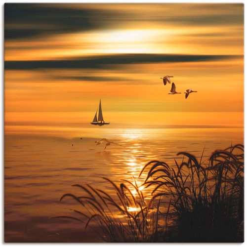 4057738053439 - Wandbild ARTLAND Goldene See Impressionen Bilder Gr B H 70 cm x 70 cm Leinwandbild Gewässer 1 St goldfarben Bild Kunstdruck Kunstdrucke Bilder als Leinwandbild Wandaufkleber oder Poster in versch Größen 4057738053439 - Wandbild ARTLAND Goldene See Impressionen Bilder Gr B H 70 cm x 70 cm Leinwandbild Gewässer 1 St goldfarben Bild Kunstdruck Kunstdrucke Bilder als Leinwandbild Wandaufkleber oder Poster in versch Größen