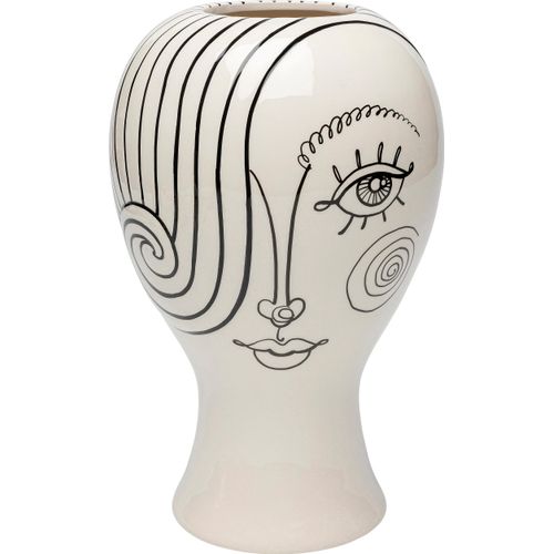 4025621550044 - Tischvase DESIGN Vase Favola Lady 30cm schwarz B19cm H30cm T19cm Dolomit Vasen 4025621550044 - Tischvase DESIGN Vase Favola Lady 30cm schwarz B19cm H30cm T19cm Dolomit Vasen