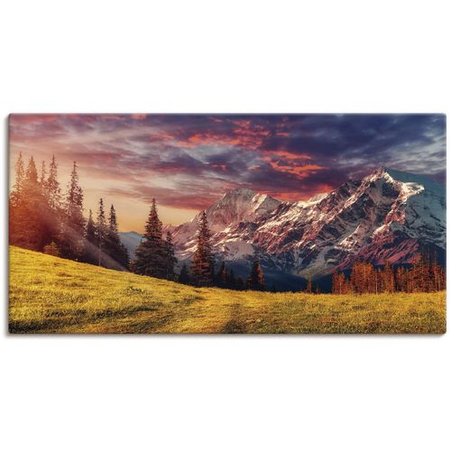 4062144594919 - Wandbild ARTLAND Alpines Hochland Bilder Gr B H 60 cm x 30 cm Leinwandbild Berge & Alpenbilder Querformat 1 St rot Kunstdrucke als Alubild Leinwandbild Wandaufkleber oder Poster in versch Größen 4062144594919 - Wandbild ARTLAND Alpines Hochland Bilder Gr B H 60 cm x 30 cm Leinwandbild Berge & Alpenbilder Querformat 1 St rot Kunstdrucke als Alubild Leinwandbild Wandaufkleber oder Poster in versch Größen