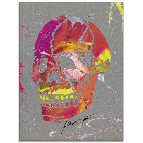 4058661739421 - Glasbild ARTLAND Totenkopf 2 Bilder Gr B H 45 cm x 60 cm Glasbild Körper Hochformat 1 St orange Bild Glasbild Glasbilder Bilder in verschiedenen Größen 4058661739421 - Glasbild ARTLAND Totenkopf 2 Bilder Gr B H 45 cm x 60 cm Glasbild Körper Hochformat 1 St orange Bild Glasbild Glasbilder Bilder in verschiedenen Größen