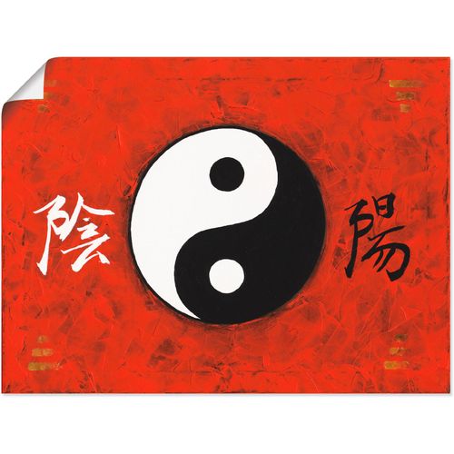 4055327293372 - Wandbild ARTLAND Yin & Yang Bilder Gr B H 40 cm x 30 cm Poster Zeichen 1 St rot Bild Leinwandbild Kunstdrucke Bilder als Alubild Leinwandbild Wandaufkleber oder Poster in versch Größen 4055327293372 - Wandbild ARTLAND Yin & Yang Bilder Gr B H 40 cm x 30 cm Poster Zeichen 1 St rot Bild Leinwandbild Kunstdrucke Bilder als Alubild Leinwandbild Wandaufkleber oder Poster in versch Größen