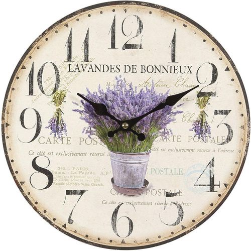 4050223846523 - Wanduhr Lavendel 28cm Wanduhren Gr B H T 28 cm x 28 cm x 35 cm lila Wanduhren 4050223846523 - Wanduhr Lavendel 28cm Wanduhren Gr B H T 28 cm x 28 cm x 35 cm lila Wanduhren