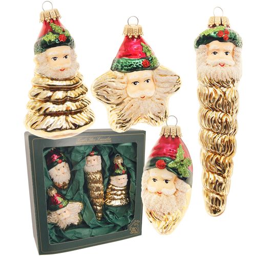 0024762111576 - Christbaumschmuck KREBS GLAS LAUSCHA Xmas Night Weihnachtsmanngesichter\ gold (goldfarben) B45cm H148cm T45cm Glas Weihnachtsbaumschmuck Weihnachtsdeko Christbaumkugeln aus Glas Weihnachtsbaumkugel 0024762111576 - Christbaumschmuck KREBS GLAS LAUSCHA Xmas Night Weihnachtsmanngesichter\ gold (goldfarben) B45cm H148cm T45cm Glas Weihnachtsbaumschmuck Weihnachtsdeko Christbaumkugeln aus Glas Weihnachtsbaumkugel