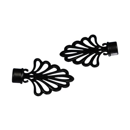 4016318052729 - Gardinenstangen-Endstück Fächer schwarz H08cm L10cm Ø16cm Gardinenstangenendstücke für Gardinenstangen Ø 16 mm 4016318052729 - Gardinenstangen-Endstück Fächer schwarz H08cm L10cm Ø16cm Gardinenstangenendstücke für Gardinenstangen Ø 16 mm