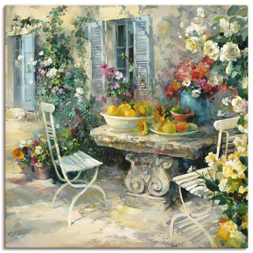 4057738429623 - Wandbild ARTLAND Idyllischer Garten Bilder Gr B H 70 cm x 70 cm Leinwandbild Garten quadratisch 1 St beige (naturfarben) Bild Leinwandbild Kunstdrucke Bilder als Leinwandbild Wandaufkleber oder Poster in versch Größen 4057738429623 - Wandbild ARTLAND Idyllischer Garten Bilder Gr B H 70 cm x 70 cm Leinwandbild Garten quadratisch 1 St beige (naturfarben) Bild Leinwandbild Kunstdrucke Bilder als Leinwandbild Wandaufkleber oder Poster in versch Größen